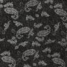 Tissu pour manteau à paisley et paillettes – anthracite/gris clair,  thumbnail number 1