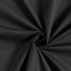 Tissu en coton Cretonne Uni – noir, 