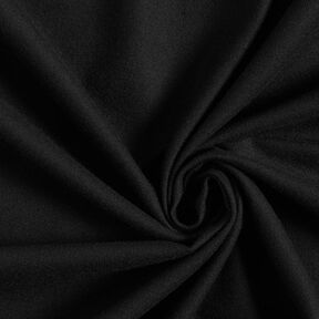 Flanelle coton Uni – noir, 