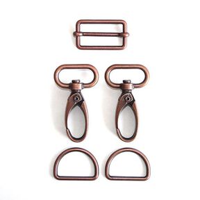 Accessoires pour sacs Set [ 5-pièces | 25 mm] – cuivre, 