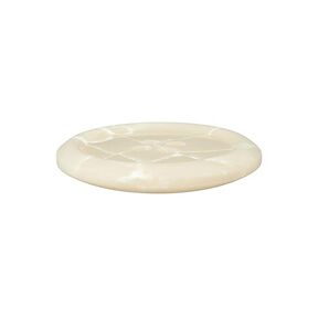 Bouton polyester 4 trous Recycling – beige, 
