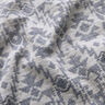 Tissu double gaze de coton Motif aztèque jacquard | by Poppy bleu nuit/gris brume,  thumbnail number 3