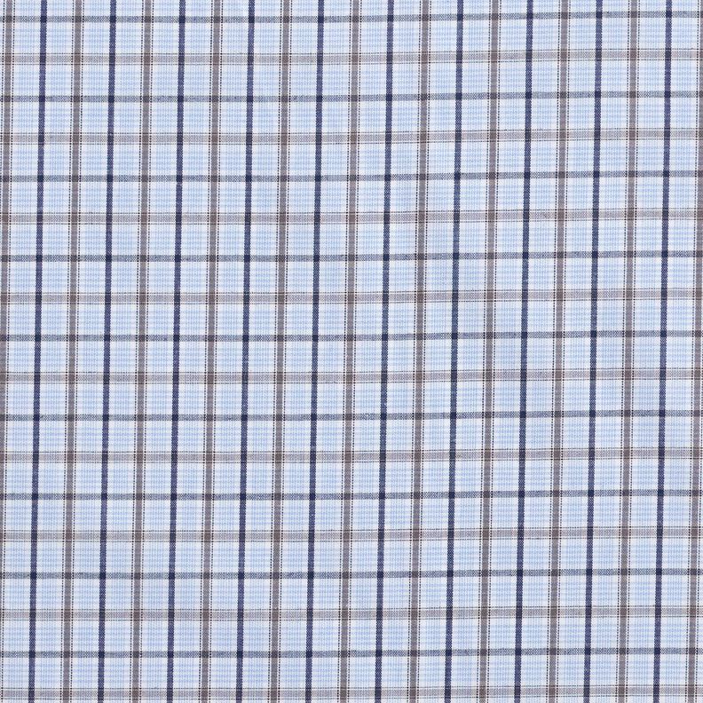 Tissu pour chemise à carreaux classiques – bleu clair/bleu marine,  image number 1