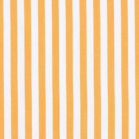 Tissu de décoration Semi-panama rayures verticales – orange clair/blanc, 