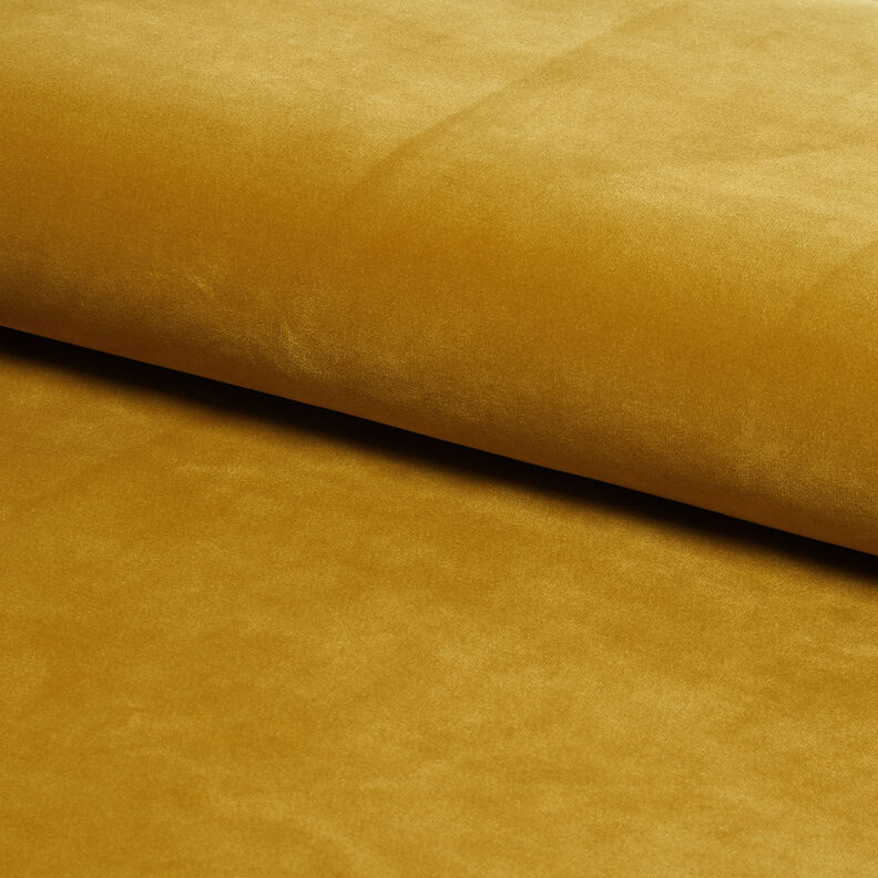 Tissu de revêtement Velours – moutarde,  image number 1