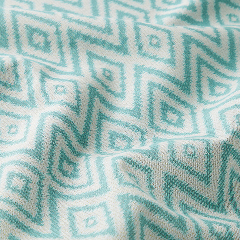 Tissu d'extérieur jacquard Ethno – menthe,  image number 2