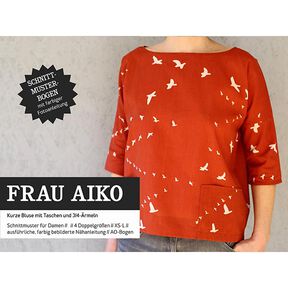 FRAU AIKO - Chemisier court avec poches, Studio Schnittreif | XXS - L, 
