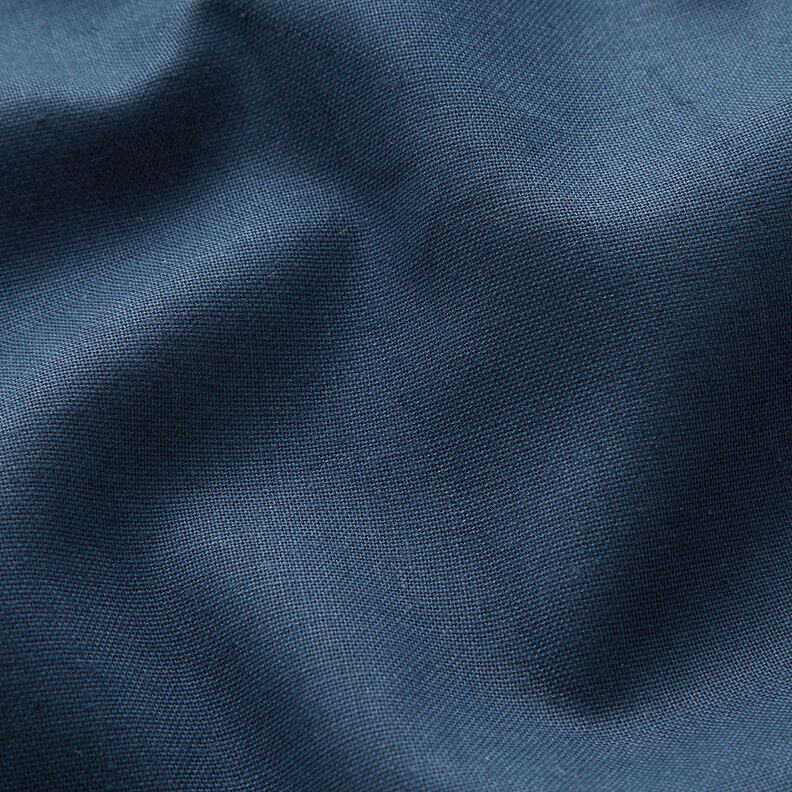 Tissu en coton Cretonne Uni – bleu nuit,  image number 2