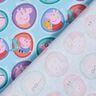 Popeline coton Visages de Peppa Tissu sous licence | ABC Ltd – turquoise clair,  thumbnail number 4