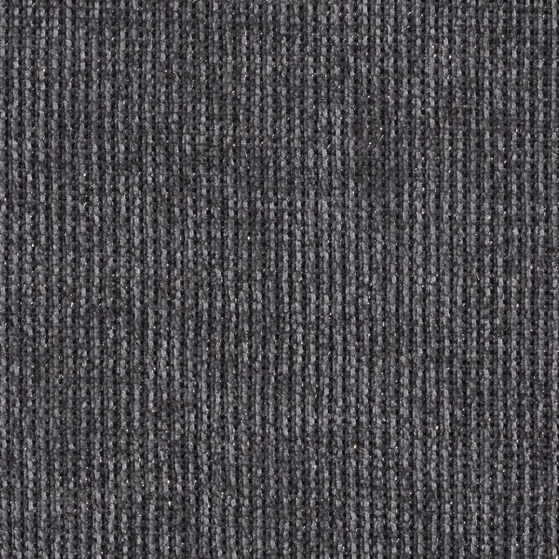 Chenille à paillettes – gris schiste/argent métallisé,  image number 1