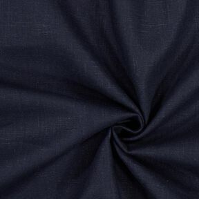 Tissu de lin en ramie mélangée medium – bleu noir, 