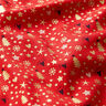 Tissu en coton Popeline Cœurs et étoiles – rouge/or,  thumbnail number 2