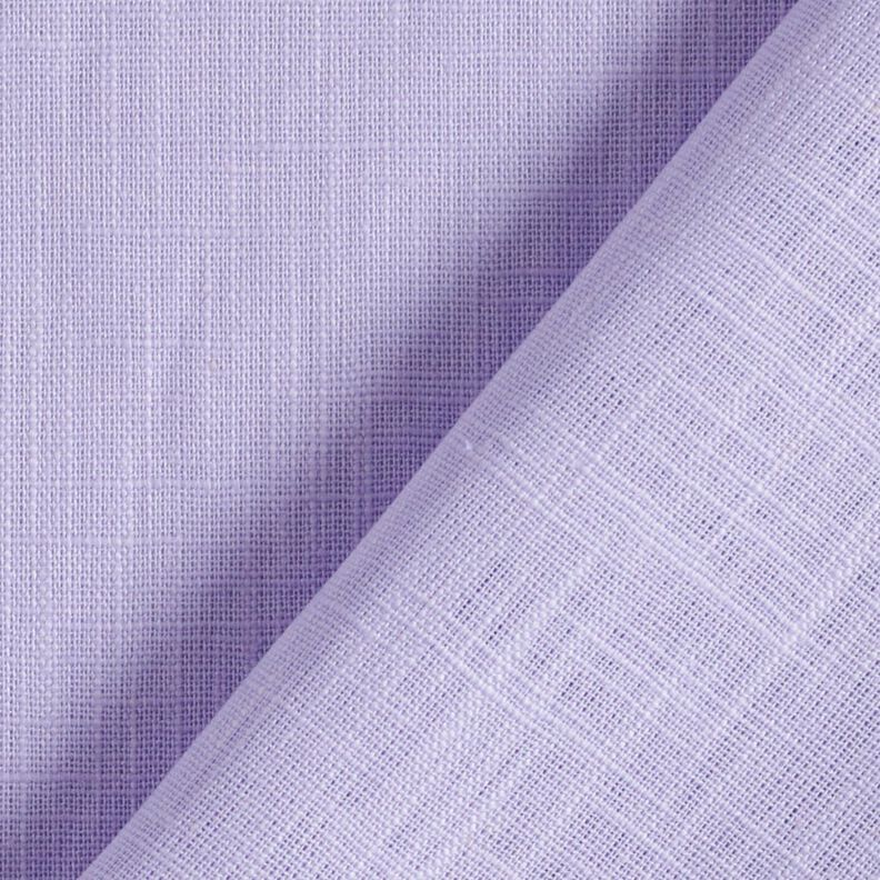 Tissu de lin en ramie mélangée medium – mauve,  image number 3