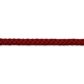 Cordon en coton [Ø 7 mm] – rouge bordeaux, 
