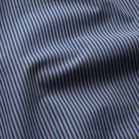 Tissu pour chemise à rayures verticales – bleu/gris, 