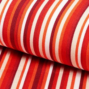Extérieur Tissu pour chaise longue Rayures verticales 44 cm – rouge/orange, 