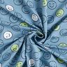 Jersey coton Smiley scintillant dans la nuit – bleu jean,  thumbnail number 5