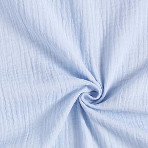 GOTS Tissu double gaze de coton | Tula – bleu bébé, 
