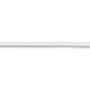 Cordelette en caoutchouc [Ø 3 mm] – blanc, 