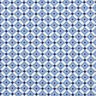 Jersey coton Petits Azulejos – jean bleu clair/blanc,  thumbnail number 1