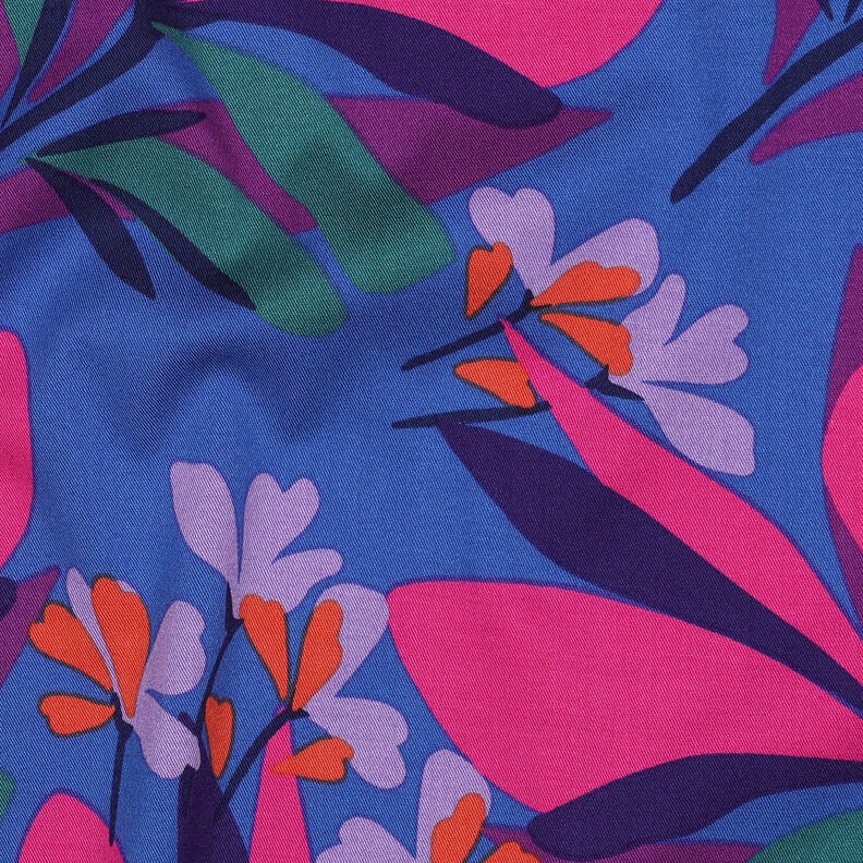 Rosella Stretch Spring Garden | Nerida Hansen – bleu roi/lilas rouge,  image number 2