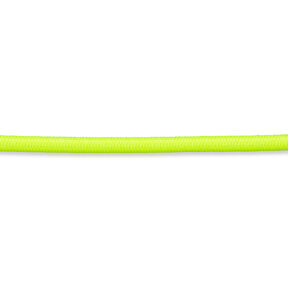 Cordelette en caoutchouc [Ø 3 mm] – jaune fluo, 