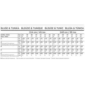 Blouse / Tunique, Burda 6809, 