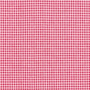 Tissu en coton Vichy à carreaux 0,2 cm – rouge/blanc, 