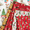 Tissu en coton Cretonne Chiens de Noël – moutarde,  thumbnail number 5