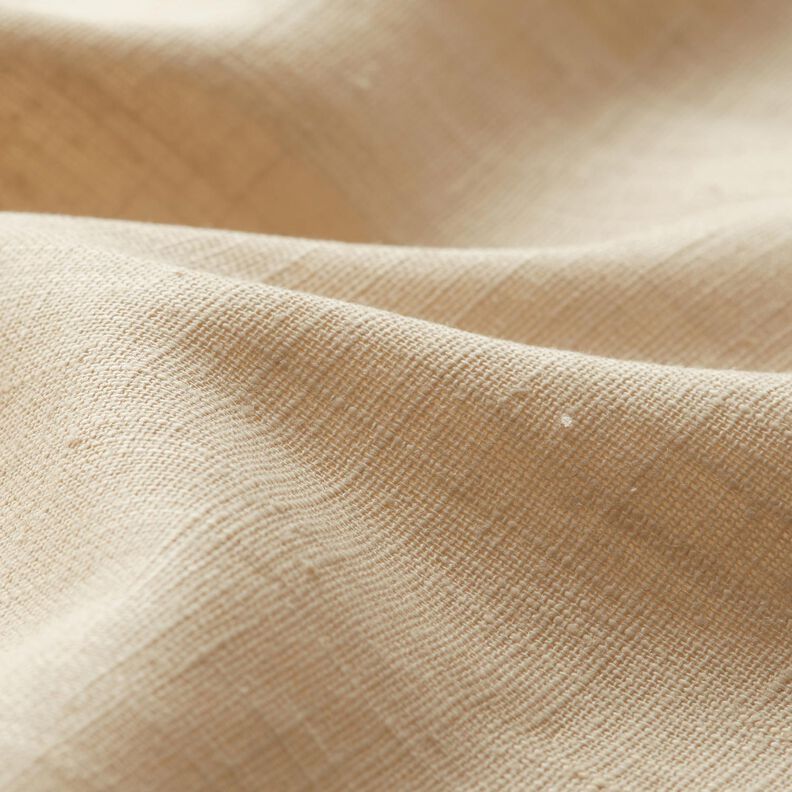 Tissu de lin en ramie mélangée medium – sable,  image number 2