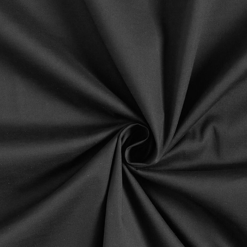 Popeline Stretch Uni – noir,  image number 1