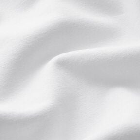 Molleton coton léger uni – blanc, 