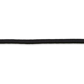 Cordelette en caoutchouc [Ø 3 mm] – noir, 