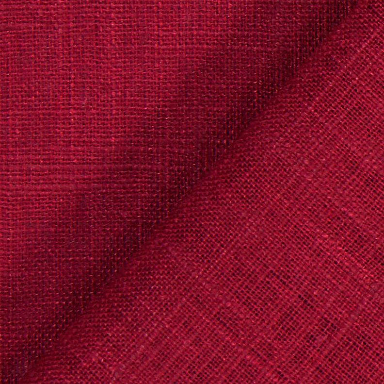 Tissu de lin en ramie mélangée medium – rouge foncé,  image number 4