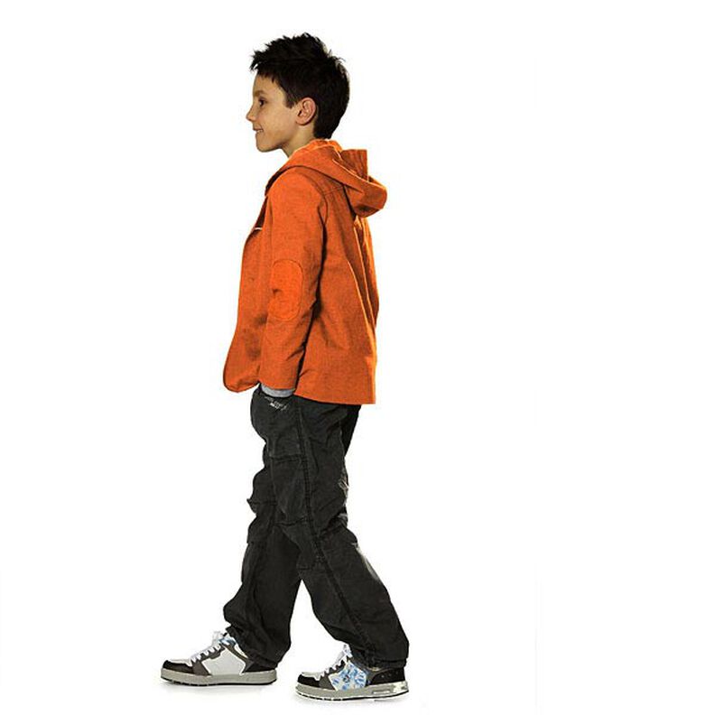 Sweatshirt gratté – orange,  image number 5