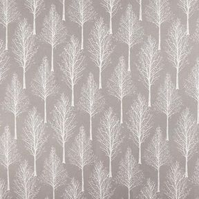Tissu de décoration Semi-panama Silhouette d’arbre – taupe/nature, 