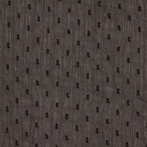Mousseline Dobby métallisée à fines rayures – noir/argent métallisé, 
