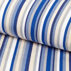 Extérieur Tissu pour chaise longue Rayures verticales 44 cm – bleu, 
