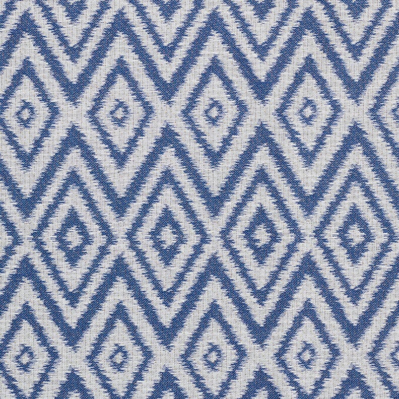 Tissu d'extérieur jacquard Ethno – bleu,  image number 1