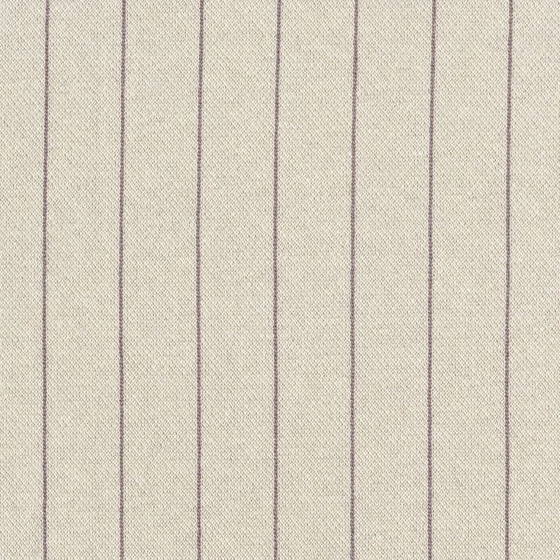 Jacquard tricoté à fines rayures – beige/marron foncé,  image number 1