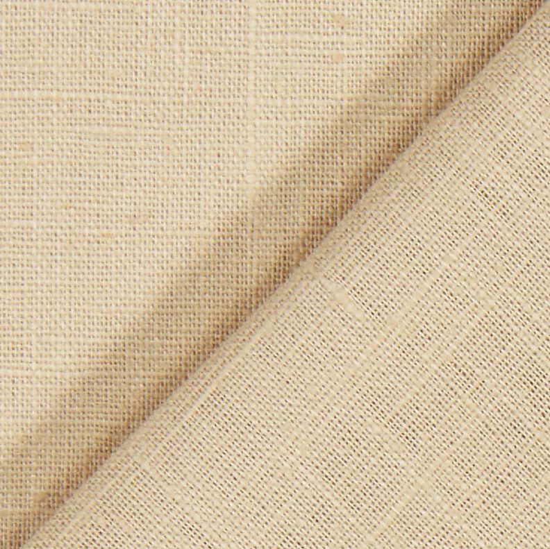 Tissu de lin en ramie mélangée medium – sable,  image number 4
