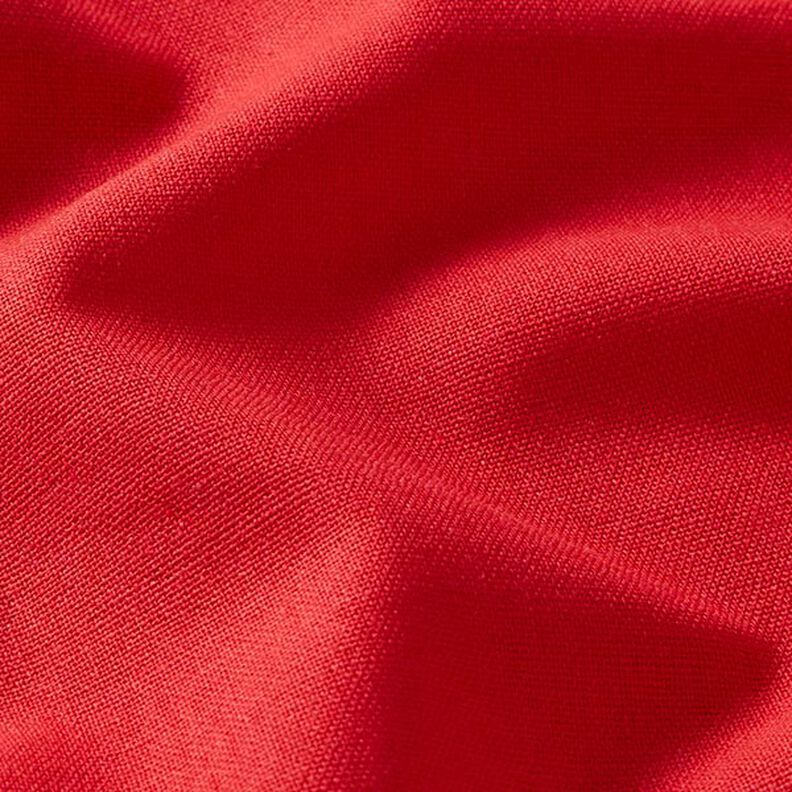 Mélange viscose lin Uni – rouge,  image number 2