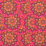 Voile de viscose Mandala – pourpre/orange,  thumbnail number 1