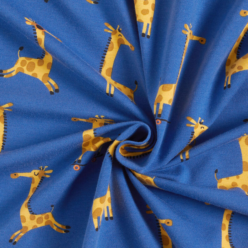 Jersey coton Girafes sportives | by Poppy bleu roi,  image number 3