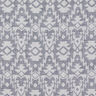 Tissu double gaze de coton Motif aztèque jacquard | by Poppy bleu nuit/gris brume,  thumbnail number 4