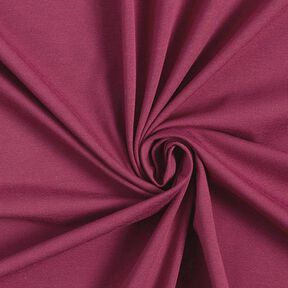 Jersey coton Medium uni – rouge bordeaux, 