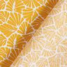 Coton enduit Mini feuilles abstraites – jaune soleil/blanc,  thumbnail number 5