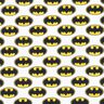 Popeline coton Logo Batman Tissu sous licence | DC Comics – blanc,  thumbnail number 1