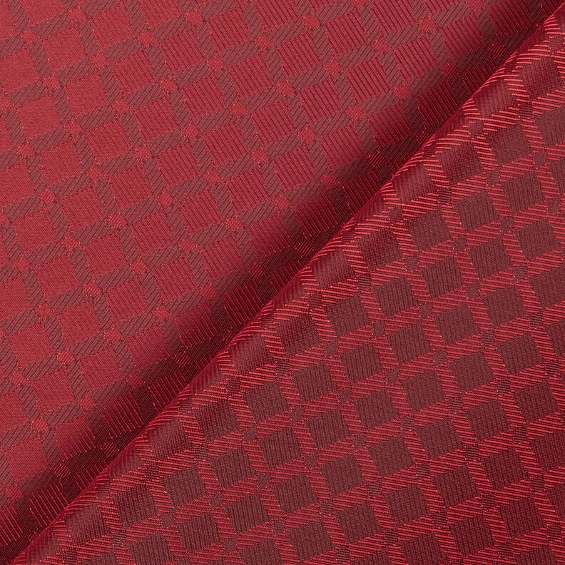 Tissu de doublure Jacquard Losanges – rouge,  image number 4