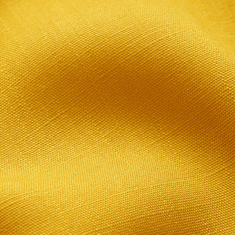 Tissu en viscose aspect lin – jaune curry,  image number 3